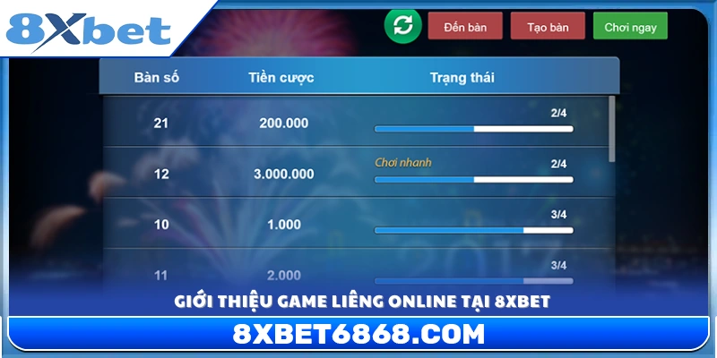 Khám phá trò chơi Liêng online đầy kịch tính tại 8x Bet