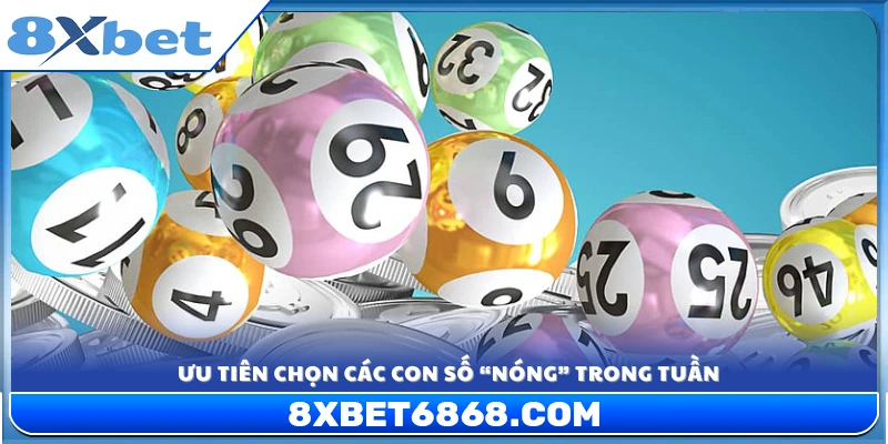 Nên chọn các số xuất hiện thường xuyên trong tuần