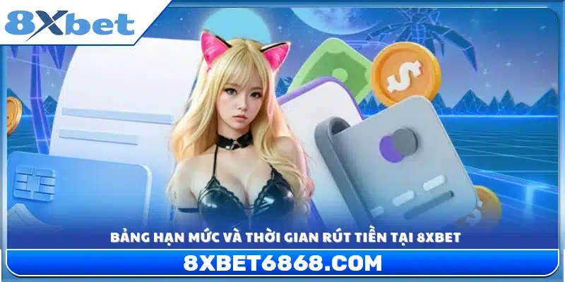 Bảng chi tiết hạn mức rút và thời gian xử lý giao dịch