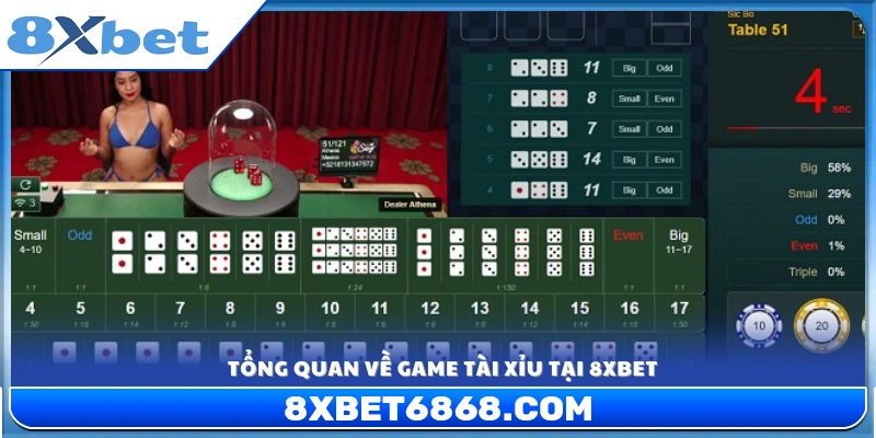 Tìm hiểu chi tiết trò chơi tài xỉu 8xbet